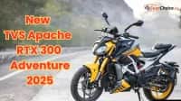 New TVS Apache RTX 300 Adventure 2025