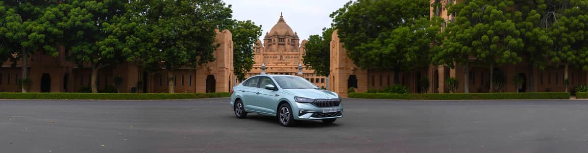 New 2026 Skoda Slavia facelift exterior design