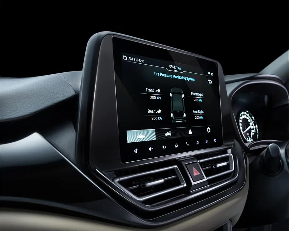 2026 Toyota Glanza facelift dashboard and interior