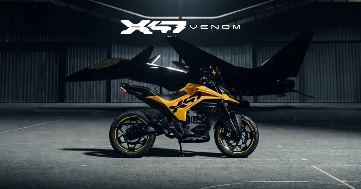 Ultraviolette X47 Venom side view