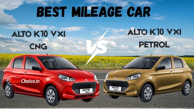 Alto K10 Mileage Test 2025  Petrol vs CNG Honest Real-Life Review