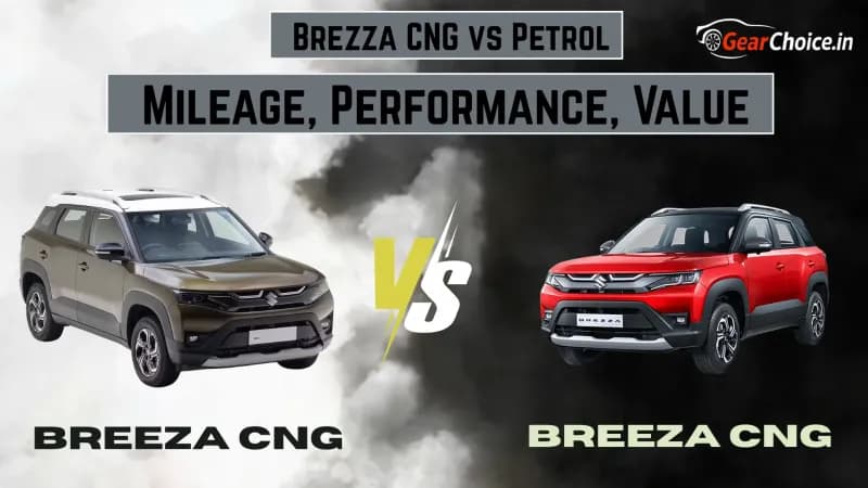 Brezza CNG vs Petrol AT 2025 Review Mileage, Comfort and Real Value