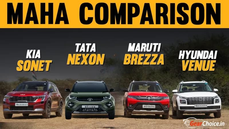 Brezza vs Nexon vs Sonet vs Venue 2025 Review  Best SUV Choice Explained