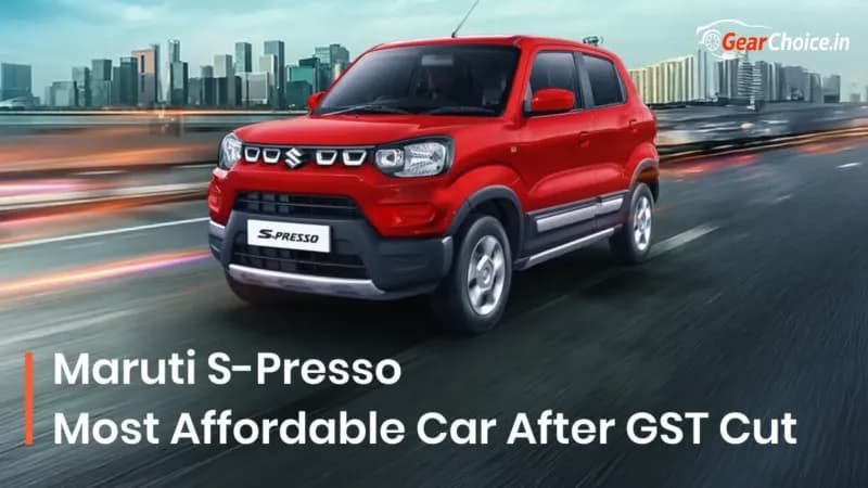 Maruti S-Presso Price & Variants 2025 – Smart Car with New GST Savings