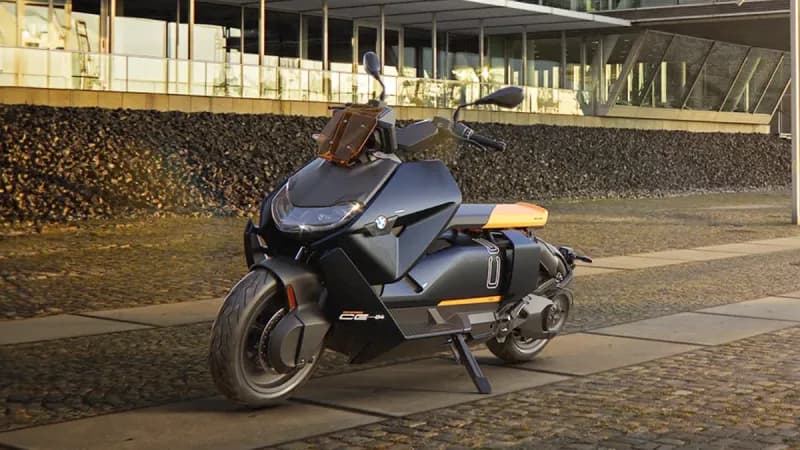 BMW CE 04 The Electric Scooter That Looks Like It Time-Traveled Here!