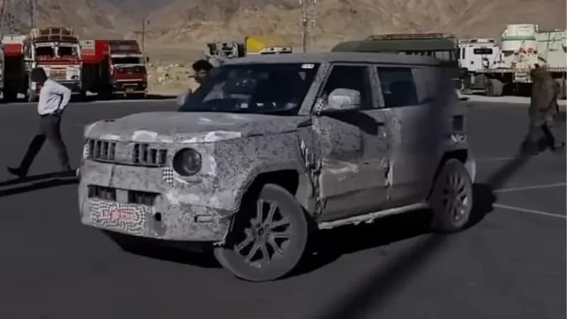 Mahindra Vision S (Baby Scorpio N) Spied Once More On Indian Roads