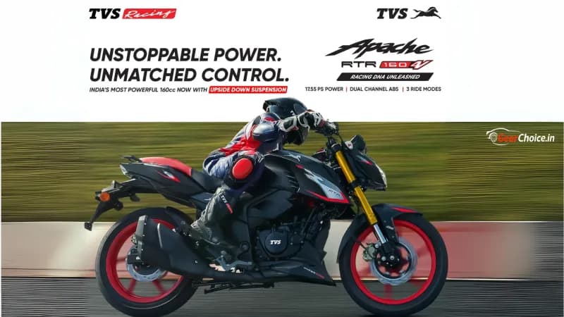 New variants of TVS Apache 200 4V and 160 4V launched: Know full details