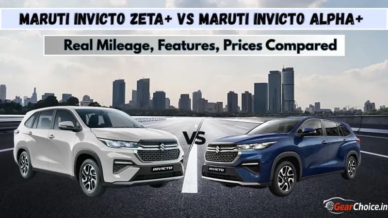 Maruti Invicto Zeta+ vs Alpha+ 2025 Review: Best Variant Comparison Guide