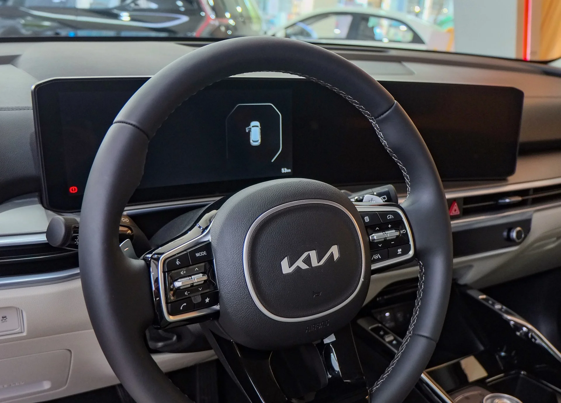 Kia Sorento steering instrument cluster (interior, international model)