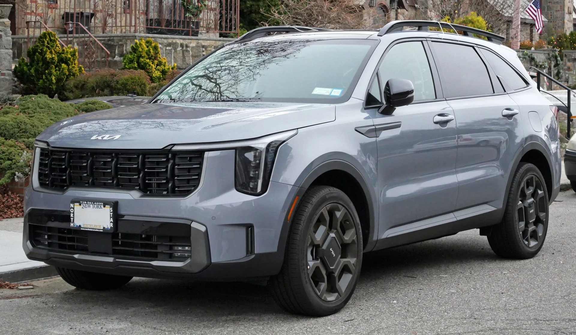 Kia Sorento x line front (exterior, international model)
