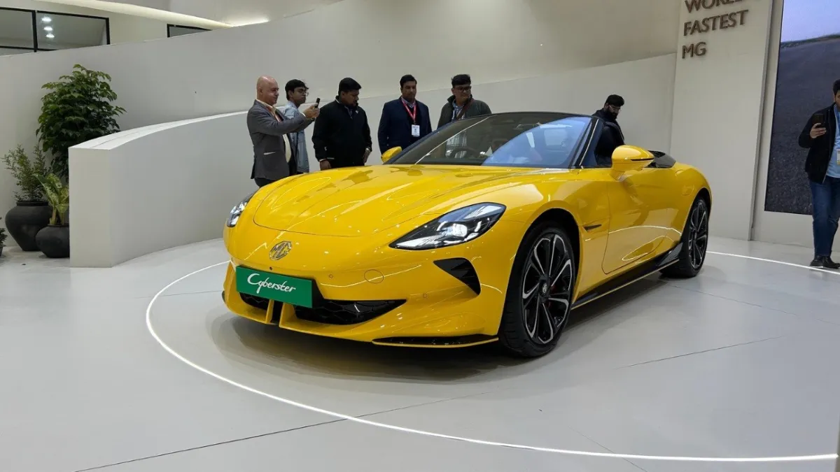MG Cyberster Review The EV That Looks Like a Rocket But Has a Few Surprises!